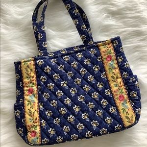 Vera Bradley Purse Maison Blue Floral Print NEW